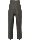 Fabiana Filippi Check-pattern Tailored Trousers In Grey