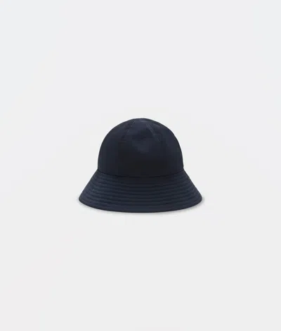 Fabiana Filippi Wrinkled Nylon Bucket Hat In Midnight Blue