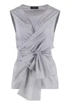 Fabiana Filippi Women's Nylon Tank Top In Gray