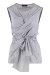 Fabiana Filippi Women's Nylon Tank Top In Gray