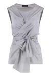 Fabiana Filippi Women's Nylon Tank Top In Gray
