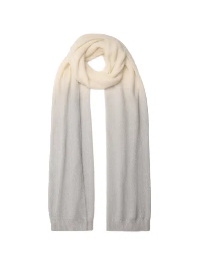 Fabiana Filippi Mohair Scarf With Gradient Micro Sequins In Gray