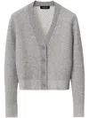 Fabiana Filippi Open-knit Cardigan In 灰色