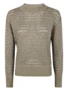 Fabiana Filippi Lurex-detail Sweater In Grey