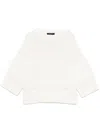 Fabiana Filippi Open-knit Sweater In White