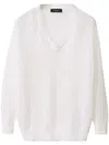Fabiana Filippi Open-knit Sweater In White