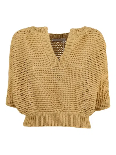 Pre-owned Fabiana Filippi Open-knit Top