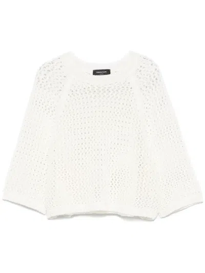 Fabiana Filippi Open-knit Top In White