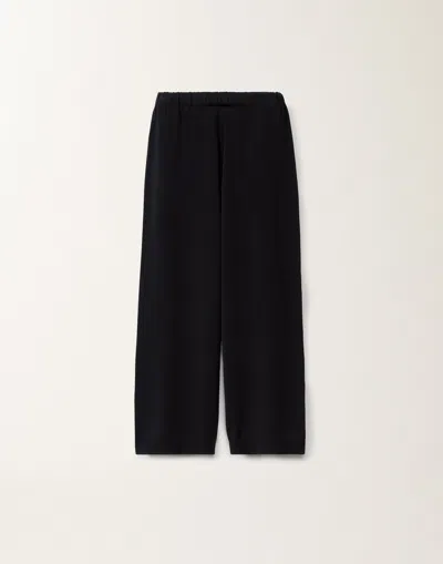 Fabiana Filippi Organic Cotton Trousers In Blue