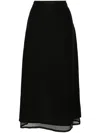 Fabiana Filippi Organza Maxi Skirt In Black