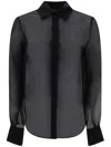 Fabiana Filippi Long-sleeved Button Shirt In Black