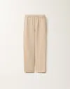 Fabiana Filippi Orvieto Linen And Viscose Trousers In Sand