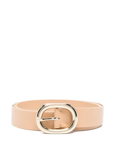 Fabiana Filippi Oval-buckle Belt In Neutral