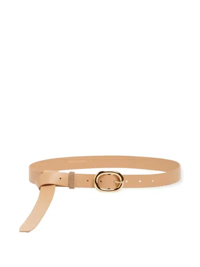 Fabiana Filippi Oval Buckle Belt In Pattern