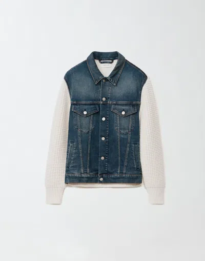 Fabiana Filippi Oversize Denim Jacket In Blue