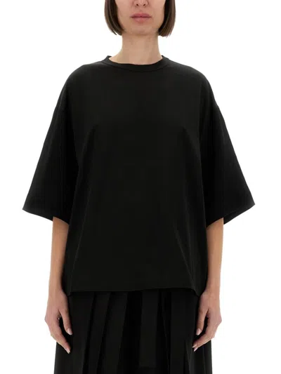 Fabiana Filippi Oversized Black Jersey T-shirt
