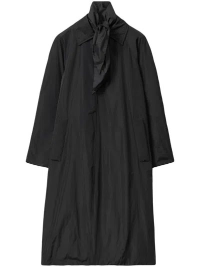 Fabiana Filippi Oversized-collar Coat In Blue
