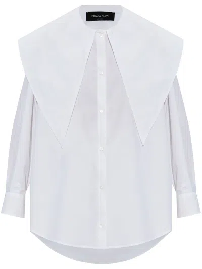FABIANA FILIPPI OVERSIZED COLLAR SHIRT