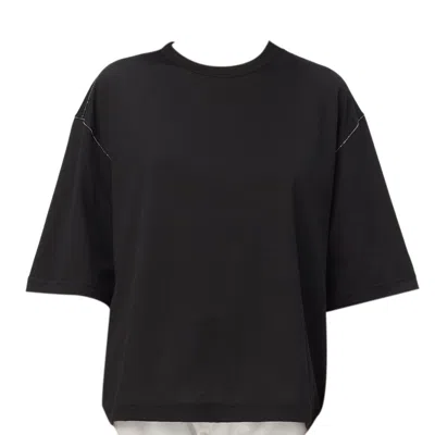 Fabiana Filippi Jersey T-shirt In Black
