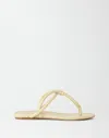 Fabiana Filippi Padded Thong-strap Sandals In Apple