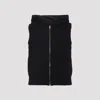 Fabiana Filippi Platinum Vest With Sequins In Black