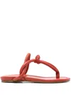Fabiana Filippi Padded Thong-strap Sandals In Red