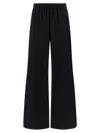 Fabiana Filippi Trousers Wide-leg Elasticated Waistband In Black