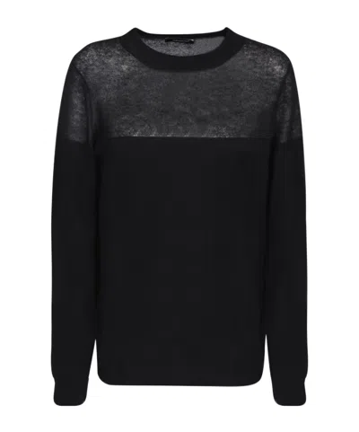 FABIANA FILIPPI FABIANA FILIPPI PANELLED CREWNECK JUMPER