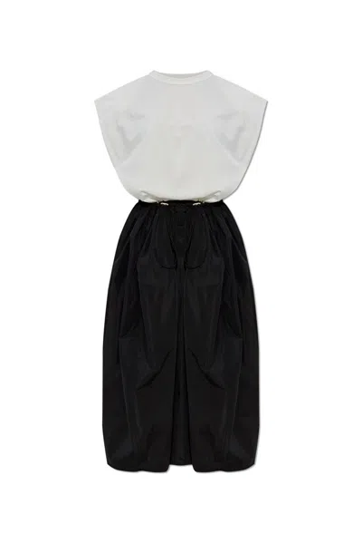 Fabiana Filippi Cotton Midi Skirt In Multi