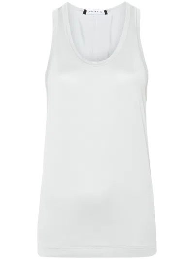 Fabiana Filippi Panelled-design Sleeveless Top In White