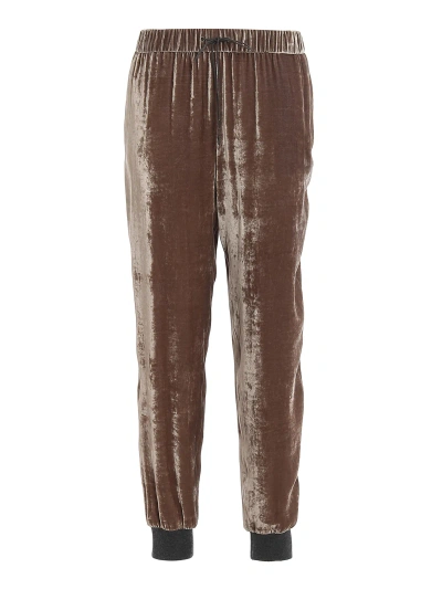 FABIANA FILIPPI PANTALÓN CASUAL - MARRÓN TOPO