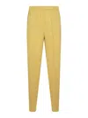 Fabiana Filippi Green Linen Pants In Green