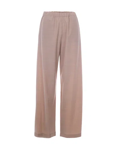 Fabiana Filippi Grey Casha Wool Straight-leg Pants In Multi