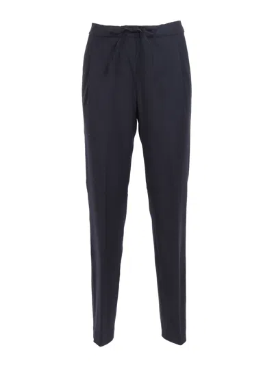 Fabiana Filippi Pantalone Jogging Con Pinces In Frescolana E Filo Diam In Blue