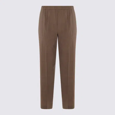 Fabiana Filippi Relaxed Fit Trousers Side Detail In Brown