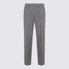 Fabiana Filippi Grey Wool Pants In Gray
