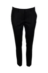 Fabiana Filippi Relaxed-fit Linen Trousers With Elastic Waistband In Black