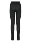 Fabiana Filippi Sequin-embellished Leggings In Black
