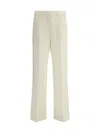 Fabiana Filippi Wide-leg Cashmere Knitted Trousers In Beige