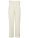 Fabiana Filippi Wide-leg Cashmere Knitted Trousers In Beige