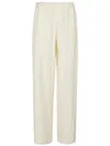 Fabiana Filippi Wide-leg Cashmere Knitted Trousers In Beige