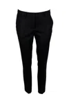 Fabiana Filippi Relaxed-fit Linen Trousers With Elastic Waistband In Black