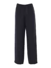 Fabiana Filippi Linen And Viscose Jogging Trousers In Blue