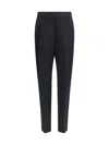 Fabiana Filippi Pleated Detail Track Pants In Black