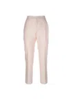 Fabiana Filippi Trousers With Back Pockets And Belt Loops In Candy