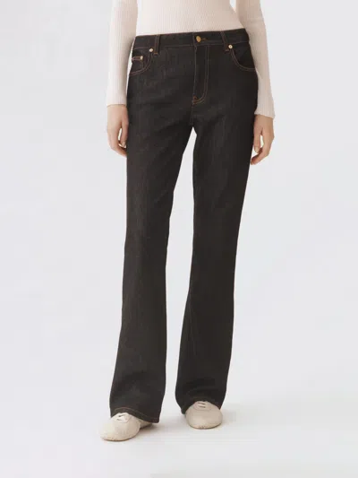 Fabiana Filippi Jeans  Woman Color Charcoal In Gray