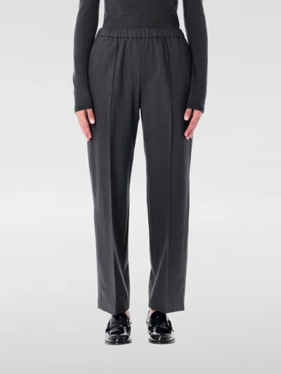 FABIANA FILIPPI PANTS FABIANA FILIPPI WOMAN COLOR CHARCOAL,H20089033