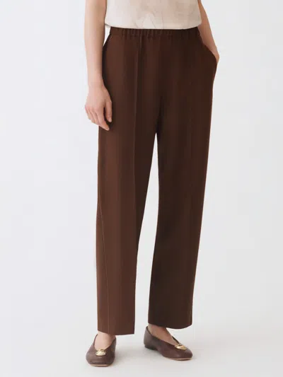 FABIANA FILIPPI PANTS FABIANA FILIPPI WOMAN COLOR EBONY,H20089135