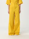Fabiana Filippi Wide-leg Cotton Blend Trousers With Pin Tucks