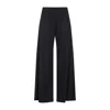 Fabiana Filippi Wide-leg Trousers In Virgin Wool In Black
